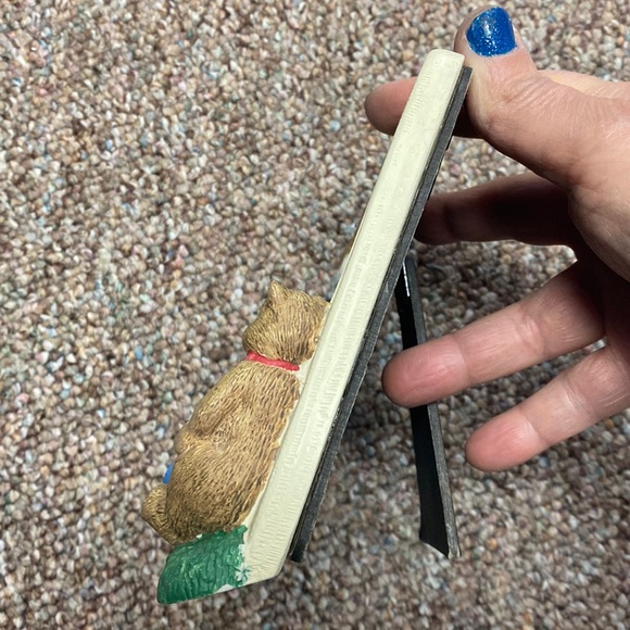 Vtg 3D Easter Rabbit, Bear, squirrel & skunk Story Book frame- 4x3 - Picture 2 of 6